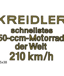 Sticker Kreidler Schnellstes motorrad