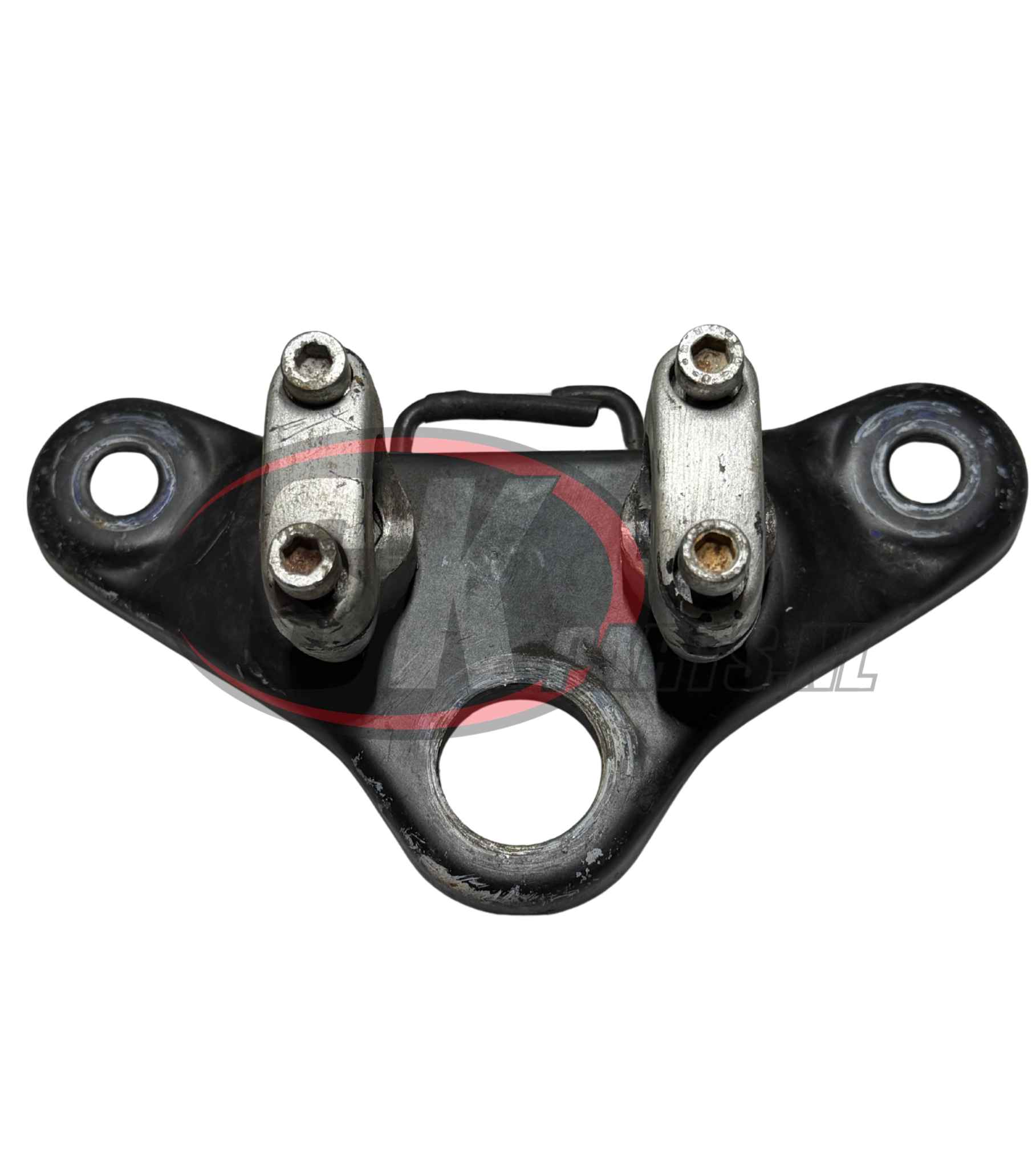 Kroonplaat Tomos oud type zwart