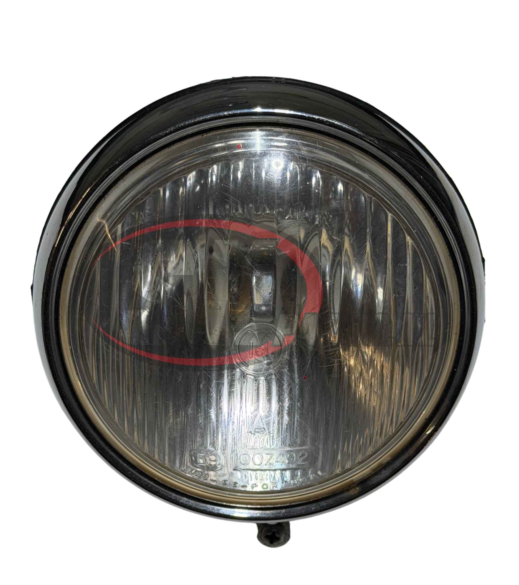 Koplamp Tomos rond model